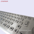 Diebold metall tastatur og pekeplate